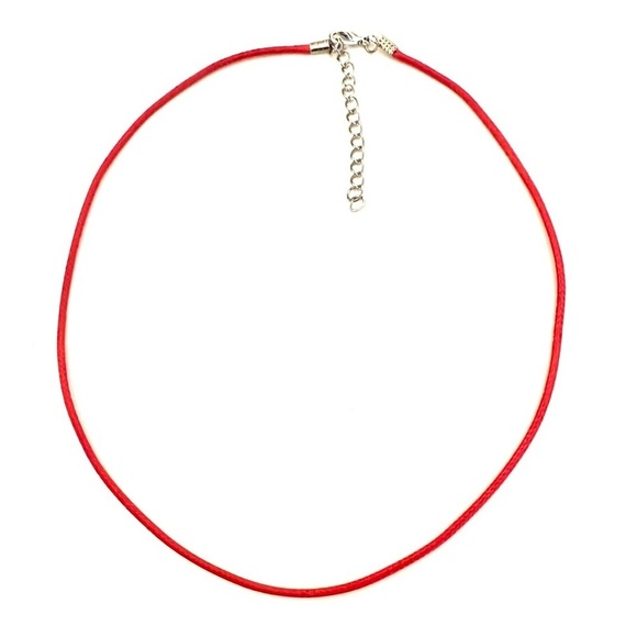 🔴 5 for $10 ONE Red Hemp Rope Necklace for Jewelry Making - Picture 2 of 6